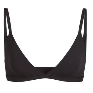 SKIMS | Fits Everybody Triangle Bralette, Black - Large